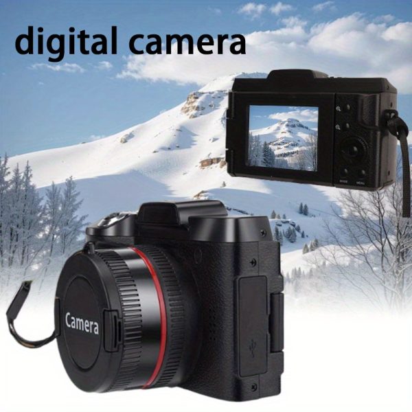 High-Definition Digital Camera, 16MP Video Camcorder, 1080P Flip Screen Compact Video Camera, 16X Digital Zoom Video Recorder, Perfect for Travel Enthusiasts, Suitable for Outdoor Trips And Daily Documentation, Capturing The Beauty of Life.