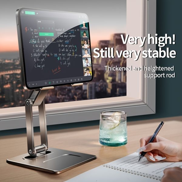 Brand New Tablet Stand - A Golden Desktop Rotating Stand That Supports IPad, A Versatile Adjustable Folding Phone Stand, Universal