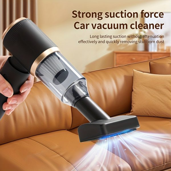 Versatile Cordless Handheld Vacuum Cleaner with Accessories - USB Rechargeable, Ideal for Home & Car Use, Pet Hair Removal