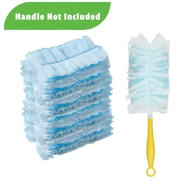 Supercharged Electrostatic Dust Brush Heads - Ultimate Cleaning Solution for Home, Car & Keyboard - Effortless Replacement, Perfect for Holidays & Everyday Use, Cleaning Tools, Handle Not Included