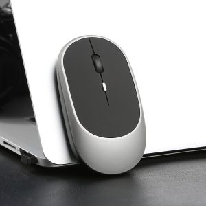 Single Mode Wireless 2.4G Mouse, Ergonomic Optical Mouse, Suitable for Laptops, PC, Computer, Chromebook, Laptop Computer Mouse, 4 Buttons, 5 Colors to Choose from (Black, Pink, Gray, Green, White) - This Model Is Only USB Compatible