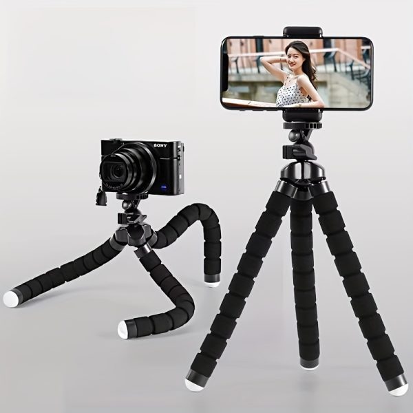 Octopus Tripod Portable Travel Mobile Phone Holder Handheld Gimbal Octopus Stabilizer SLR Micro Single Selfie Camera Universal Tripod Professional Vlog Desktop Photography Stand