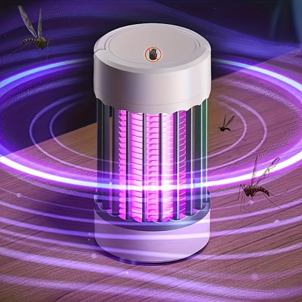 USB-Powered Electric Mosquito Lamp - Portable Bug Zapper with Purple UV Light for Home & Garden, Indoor Insect Trap, Pest Control Device, Plastic Material, 36V or Below, Mosquito Repellent Device | Modern Pest Control | Energyefficient Device, Mosquito Zapper