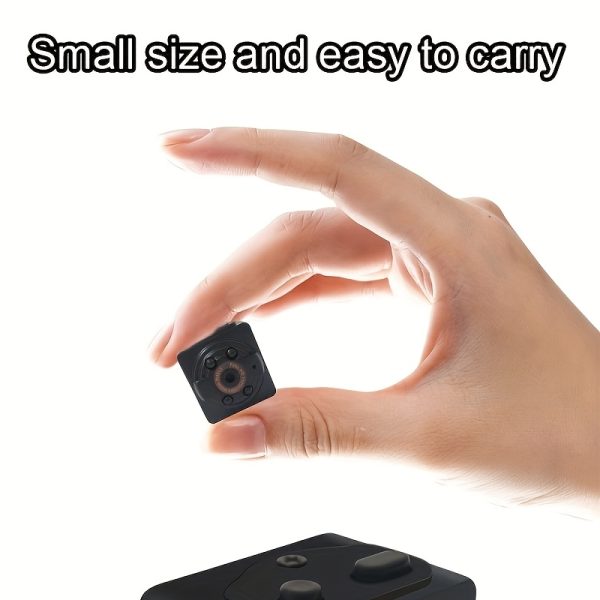 SQ8 Mini Body Camera with Clip & Night Vision - Compact, USB Rechargeable, 480P HD Video Recorder for Sports, Pets, Home Office & Security - Portable, Lightweight, and Easy to Carry, Sports Camera | Discreet Wear | Durable Casing, Mini Camera