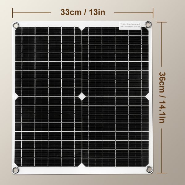 IAGREEA Flexible Solar Panel 20W/40W - Magnetic, Detachable for Outdoor Camping, Hiking, RV, Car & Boat Battery Charging, Mobile Power & Phone - 12V/5V, Controller Optional