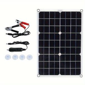 20W/12V solar panel set + Solar regulator solar power panel outdoor mobile phone car power generation