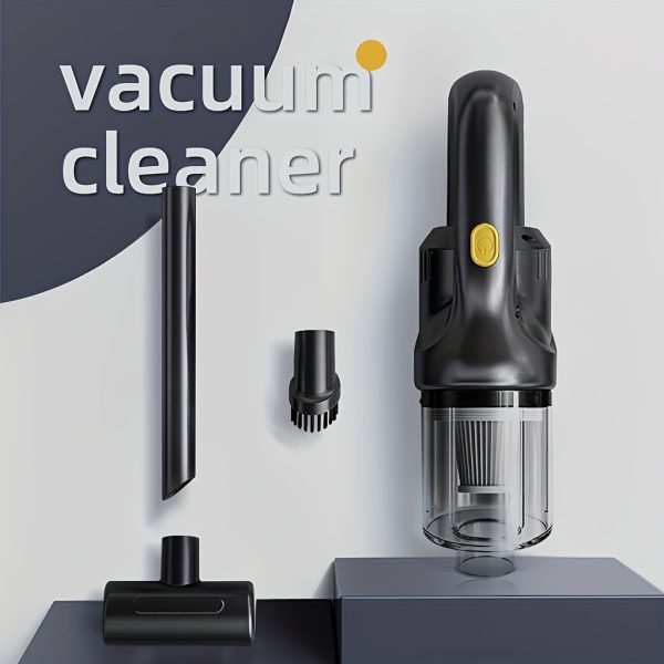 Powerful Cordless Handheld Vacuum Cleaner Set - Lightweight, High-Efficiency Suction for Home & Car Use, USB Rechargeable with 1800mAh Lithium Battery, Perfect Gift for Christmas, New Year, Valentine's Day