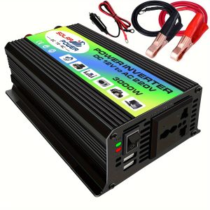 300 watt 12V to 220V DC to AC converter, car cigarette holder adapter, portable power station (DC12V to 220V)