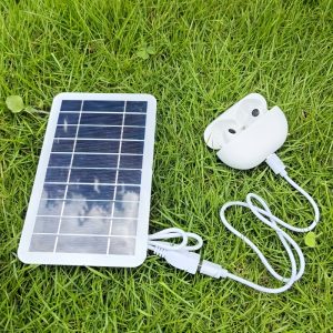 Portable Solar Panel Charger, ROY USB Safe Stable Charger, Compatible with Batteries, Phones, Fans, Flashlights for Outdoor Travel & Camping, Magnetic Material, Solar-Powered, Removable, for Garden, Lawn & Horticulture