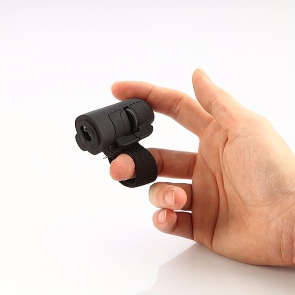 1pc 2.4G Wireless Finger Mouse - Compact, Lightweight, Wireless-Enabled Mini Mouse for Computer, Phone & Tablet (Right-Handed Design, Animal Print, Battery Not Included)