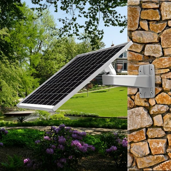 Large Size Solar Panels Charger for Security Camera, 5V Solar Panels Charger Compatible Type-C and USB Port, for Outdoor Garden Use, Insulation Materials, Solar Charging, Photovoltaic Module Detachable: Removable
