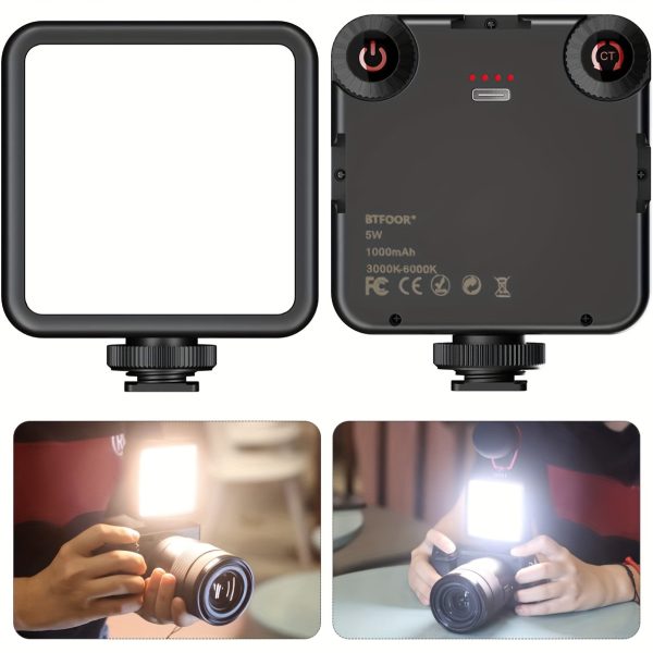 Portable LED Video Light Softbox - Rechargeable, Dimmable, CRI95+ Bi-Color Light for DSLR Camera & Camcorder Vlogging