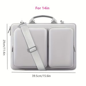 Protective Laptop Shoulder Bag,35.56-39.62 cm Computer Bag, Laptop Bag 14 15.6 Inch Notebook Case Sleeve, Notebook Handbag, Shoulder Bag for Laptop