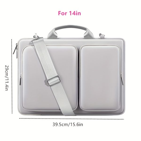 Protective Laptop Shoulder Bag,35.56-39.62 cm Computer Bag, Laptop Bag 14 15.6 Inch Notebook Case Sleeve, Notebook Handbag, Shoulder Bag for Laptop