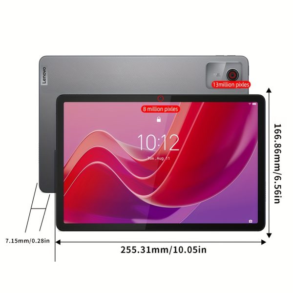 Lenovo Zhaoyang K10 Tablet TB330FU Features a 27.81cm IPS Display, 8GB RAM And 128GB Storage, Running on Android 13. It Includes The Lenovo Tab M11, a 7040Mah Battery, a Resolution of 1920*1200 at 90Fps, 400 Nits Brightness, Powered by Mediatek Helio G88, with 802.11 Ac Wifi 5 And Wireless 5.1. It Has Dual Cameras of 8MP And 13MP, Supports 1TB SD Card Expansion, But Does Not Come with an Adapter.