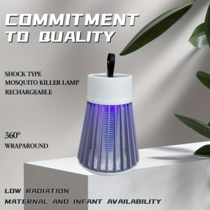 1pcs Safely Eliminate Mosquitoes With This Convenient Plug-in LED Mosquito Trap Lamp - Perfect For Whole Family