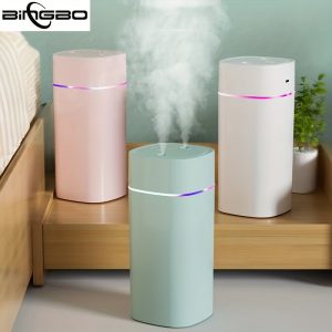 USB Humidifier 600ML Large Fog Volume Home Mute For Bedroom Pregnant Women Baby Office Desktop Spray Aromatherapy Essential Oil Girls Gift