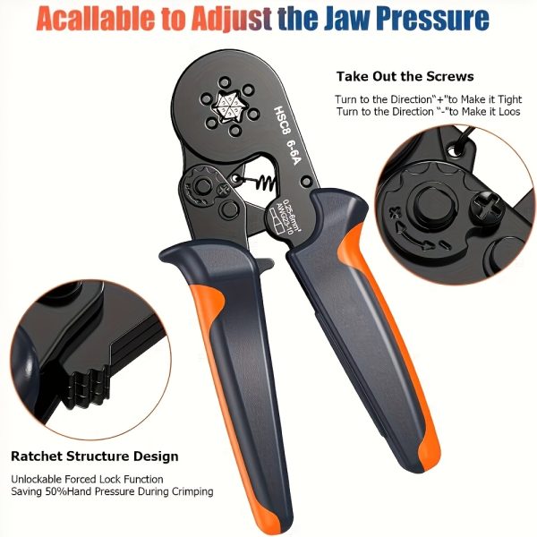 CLELO 300-1300pcs Crimping Tool Set with Copper Contacts, No Battery, No Electronic Components