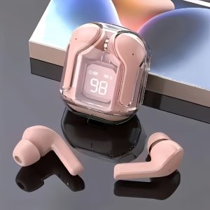 1 Pair Mini Exquisite Wireless Earbuds, Semi-Open-Back Design with Condenser Mic, USB Type-C Charging, Sports & Exercise Compatible, Media Control, Rechargeable Lithium Polymer Battery - Ideal for Gifting, Earbuds Wireless