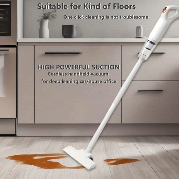 Versatile Handheld Vacuum Cleaner with Strong Suction - USB Rechargeable, Quiet Operation, Lightweight Design for Home & Car Use, Ideal for Keyboards & Hard-to-Reach Areas, Car Vacuum Cleaner
