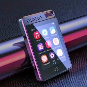 1pc 64GB Portable Music Player with Wireless 5.0, Built-in Speaker, Recording, FM Radio, HiFi Sound, Equalizer, 6.1cm Full Touch LCD Screen, Micro SD Slot, Pedometer, MP3/MP4 Player, USB Connectivity, Rechargeable Lithium Polymer Battery