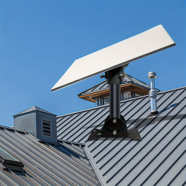Starlink Third Generation Heavy Duty Rotating Roof Installation Kit, Compatible with Starlink Standard Antenna Third Generation/Version 3, 360 Degree Adjustable, Equipped with Stamped Integrated Aluminum Alloy Starlink Third Generation Pipe Adapter