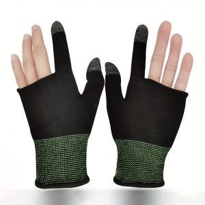 Ultra-Thin Breathable Gaming Gloves with Touch Screen Compatibility & Thumb Sleeves - Ideal for Mobile Devices & iPads, Perfect for Sweaty Hands