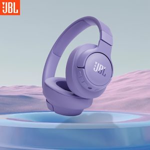 JBL TUNE 720BT Over-Ear Wireless Headphones, Sound Isolation, Volume Control, Condenser Mic, 3.5mm Jack, Non-Waterproof, Plastic, for Phone, Sports & Exercise, Long Battery Life, USB Charging, 500mAh, 2.5W-5W, Theme: Movie/TV Series/Games/Cartoons, Adult - No Charger Included