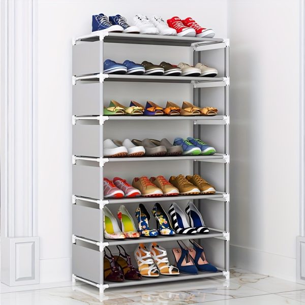 Detachable Dust-proof Non-woven Shoe Rack Simple Household Shoe Rack Organizer Economic Shoe Rack, Suitable for Home Bedroom and Dormitory, Cabinet Wall Multi-functional Storage Organizer