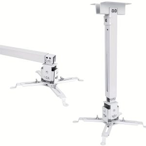 Ceiling Projector Mount, Wall Projector Mount, Universal Projector Bracket with Expansion Arm, Suitable for Home and Office Projectors.
