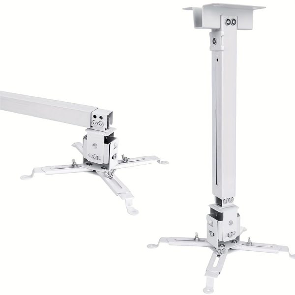 Ceiling Projector Mount, Wall Projector Mount, Universal Projector Bracket with Expansion Arm, Suitable for Home and Office Projectors.