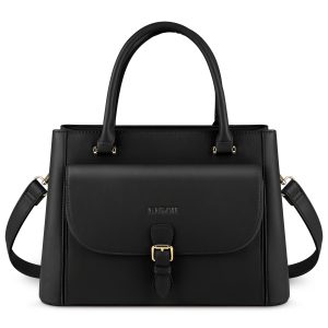 NUBILY Women'S Bags PU Tote Bag Waterproof Waterproof Laptop Bags for Women'S Fashion Bag Black Women'S Bag Leisure, Shopping, Dating, Travel, Work