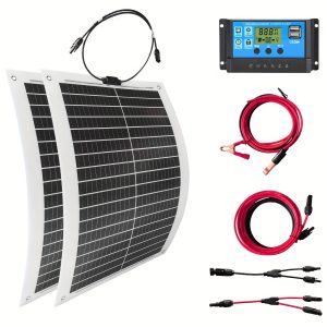 Solar Panel Kit Long Lasting Flexible Solar Panel 100W 200W Solar Monocrystalline Solar Battery for RV