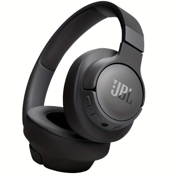 JBL TUNE 720BT Over-Ear Wireless Headphones, Sound Isolation, Volume Control, Condenser Mic, 3.5mm Jack, Non-Waterproof, Plastic, for Phone, Sports & Exercise, Long Battery Life, USB Charging, 500mAh, 2.5W-5W, Theme: Movie/TV Series/Games/Cartoons, Adult - No Charger Included
