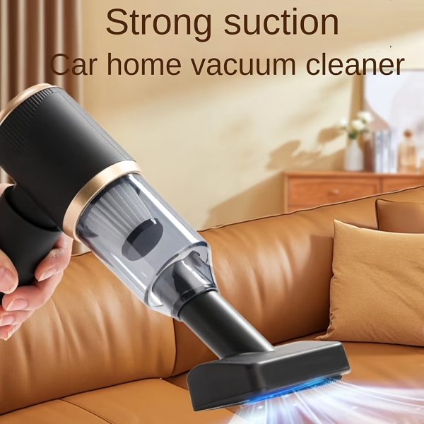 1pc Handheld Vacuum Cleaner with a Variety of Accessories, Suitable for Various Occasions, Able to Absorb All Kinds of Dust, Small And Portable, Easy to Carry.