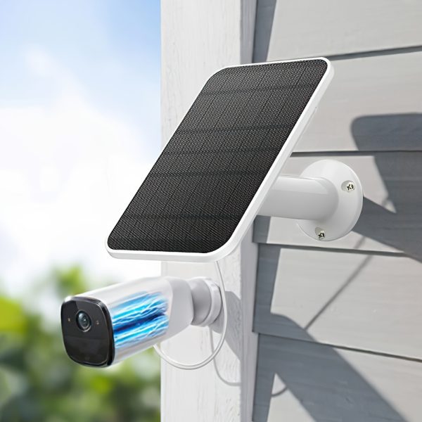Eufy Eufycam 2/2C/2C Pro/E/2 Pro Solar Panel Charger - Weatherproof, Rotatable Wall Mount with 284.99cm Cable & Micro USB Connector