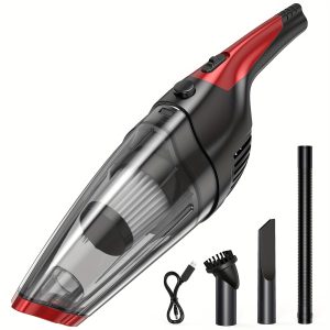 X02 Cordless Handheld Car Vacuum Cleaner - USB Rechargeable, Brushless Motor, Multi-Functional Home & Auto Interior Cleaning Tool