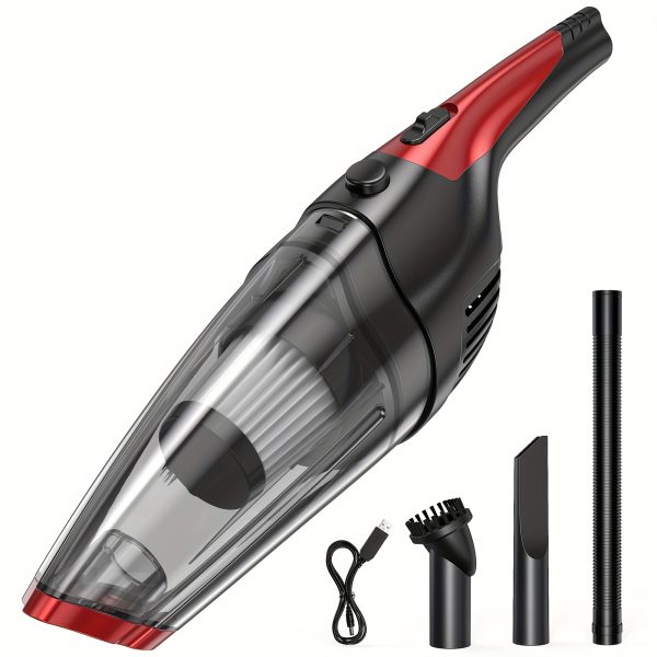 X02 Cordless Handheld Car Vacuum Cleaner - USB Rechargeable, Brushless Motor, Multi-Functional Home & Auto Interior Cleaning Tool