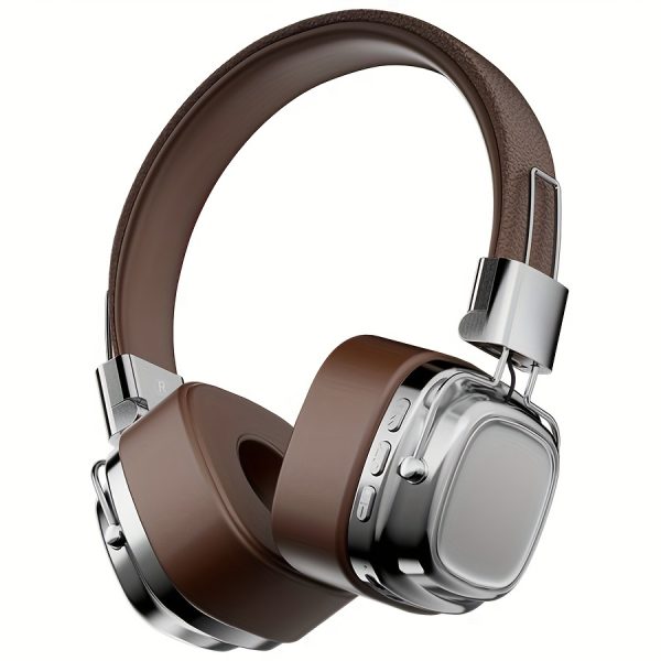 New Retro Style Wireless Headphones, Heavy Bass Headphones With Noise Cancelling Earmuffs, Long Lasting Battery Life-Support Wired Connection, New Design Wireless Headphones With High-Tech For Outdoor Cycling Gaming Movies Eid Al-Adha Mubarak