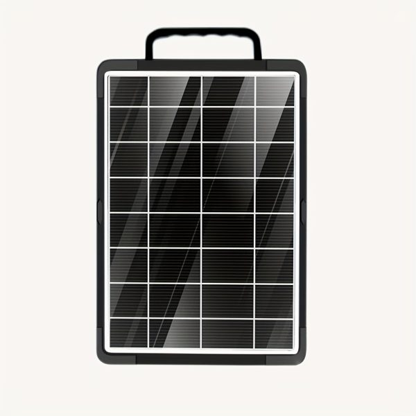 1pc 20W Monocrystalline Solar Panel Kit, 5V-9V-12V Output, USB Solar Charger for Power Banks, Camping, Hiking, Vehicles, Boats, Phones, Street Lights, Surveillance, Pet Shelters, Solar-Powered, No Battery Included