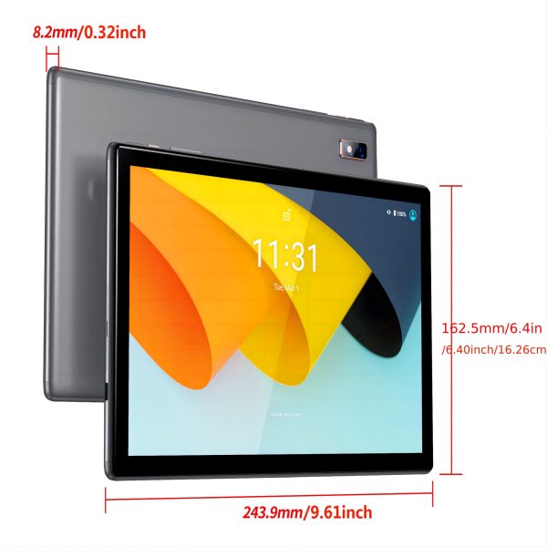 The Latest 2025 Android 14 Tablet, Smartpad_A10_L 10.1-Inch Tablet, Features 4GB RAM And 64GB Storage, a High-Definition Smart Tablet with a Protective Case, Equipped with a 5.0MP Front Camera And an 8.0MP Rear Camera, And a 5000Mah Battery, Suitable for Home And Office Use Both Indoors And Outdoors.