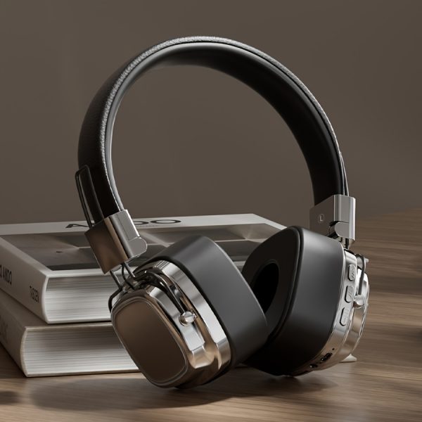 Retro-Inspired Wireless Headphones with HiFi Sound & Deep Bass - 350mAh Long-Lasting Battery, Type-C Fast Charging, Foldable Design, Button Volume Control - Ideal for Music, Sports, Gaming & DJ
