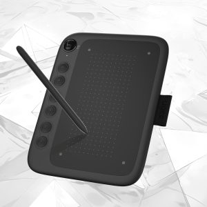UGEE Q6 Drawing Tablet, 8.89x16.0 Cm Mobile Drawing Tablet With Battery-free Stylus For Linux, Mac, Windows PC And Android, Black