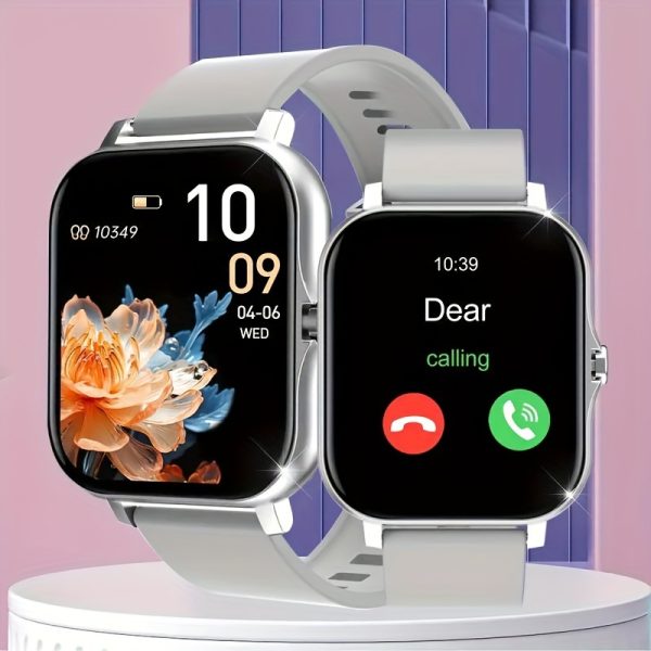 The New 1.85-inch Full-touch HD Fashion Smart Watch Has (dialing, Answering) Wireless Call Function, Massive Watch Face, Sports Monitoring, Sleep Monitoring, Suitable For Android And Apple Mobile Phones, The Perfect Gift For Men And Women