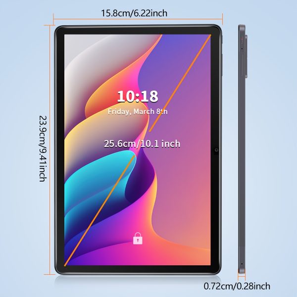 DT40 Tablet Features an MT8183 8-Core Processor, 6GB of RAM, And 128GB of Internal Storage, Expandable Up to 1TB. It Has a 10.1-Inch FHD Display with a Resolution of 1920X1200 Pixels, Runs on Android 12, And Is Powered by a 7000Mah Battery. This Wi-Fi Tablet Includes 8MP And 13MP Rear Cameras And Comes with a Rotating Alloy Holder.