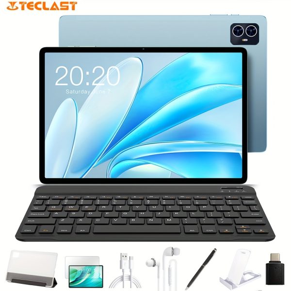 Teclast M50S Tablet WiFi 10.1-inch TDDI Display, Unisoc T606 Octa-Core Mali-G57 GPU, 4GB+8GB RAM 128GB Storage With support 1TB TF Card Extension, Android 14 System, Metal Unibody 6000mAh Battery Type-C charging, 13MP+5MP Camera