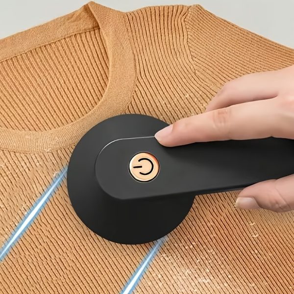 Portable USB Rechargeable Fabric Shaver - Compact Lint Remover for Sweaters, Wool Clothing & More