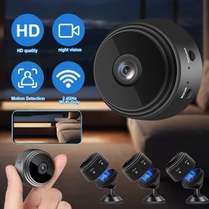 mart Wireless Security Camera with Remote App - Indoor/Outdoor Surveillance, Watch Anywhere, USB Powered with Rechargeable Lithium Polymer Battery, Wi-Fi Enabled, Your Personal Home Assistant and Manager
