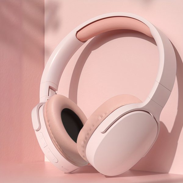 GENAI Over-Ear Wireless Headphones - Sleek Black, 20H Playtime, Comfortable & Foldable, Wireless 5.1, Noise-Canceling for Calls, Type-C Charging, Ideal for Travel & Home, Call Clarity|Minimalist Design|Plastic Construction
