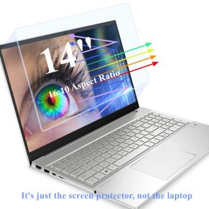 1pc 14 Inch Laptop Screen Protector, Anti-Blue Light, Anti-Glare, Eye Protection, 16:10 Aspect Ratio, Plastic, Matte Finish, 5H Hardness, with Compatible with HP/Dell/Lenovo/Asus/Acer/Samsung/Sony/MSI/LG/Razer Blade for Laptop
